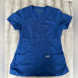 Grey's Anatomy Royal Blue Scrub Top